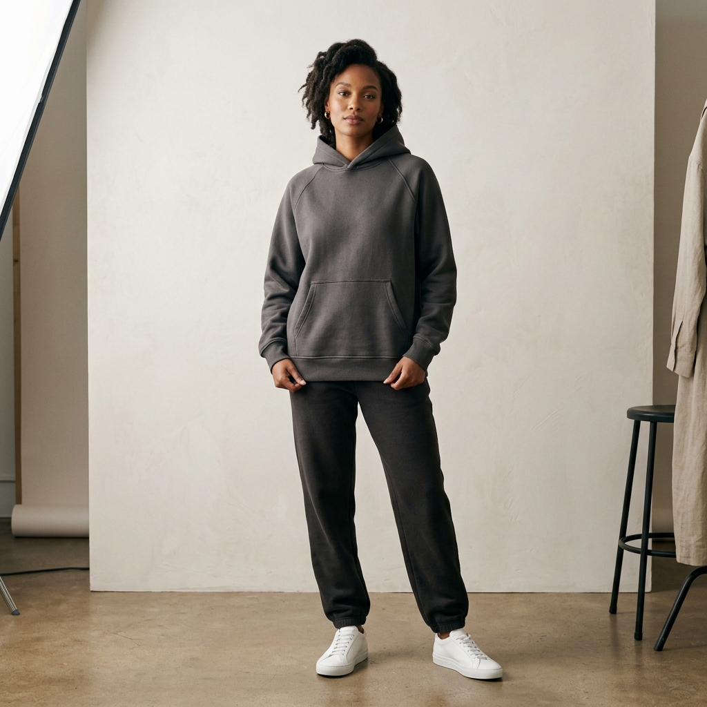 Minimal Clean Hoodie