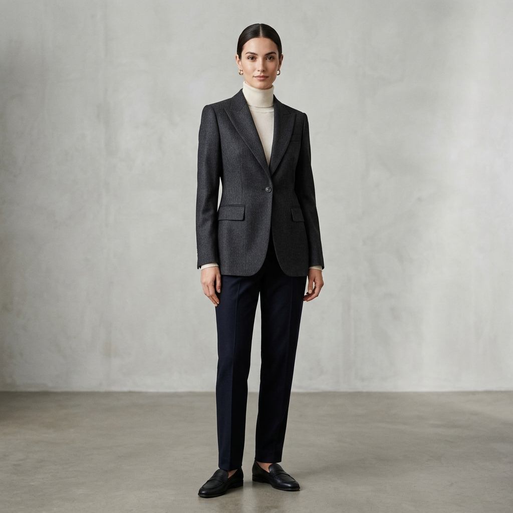 Structured Wool Blazer